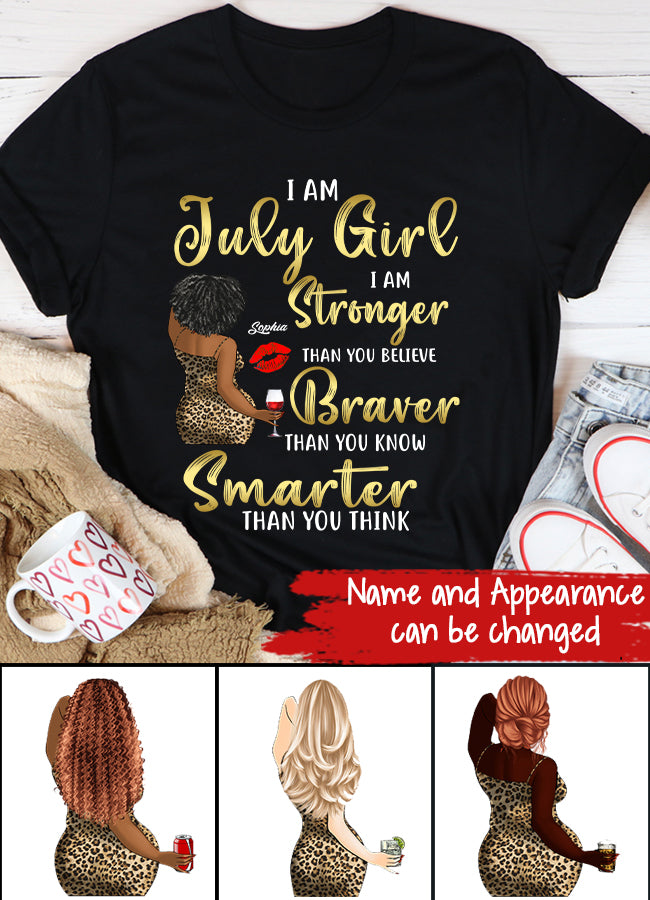 July Birthday Shirt, July Queen Custom Birthday Shirt, Queens Born In July, July Birthday Shirts For Woman, July Birthday Gifts