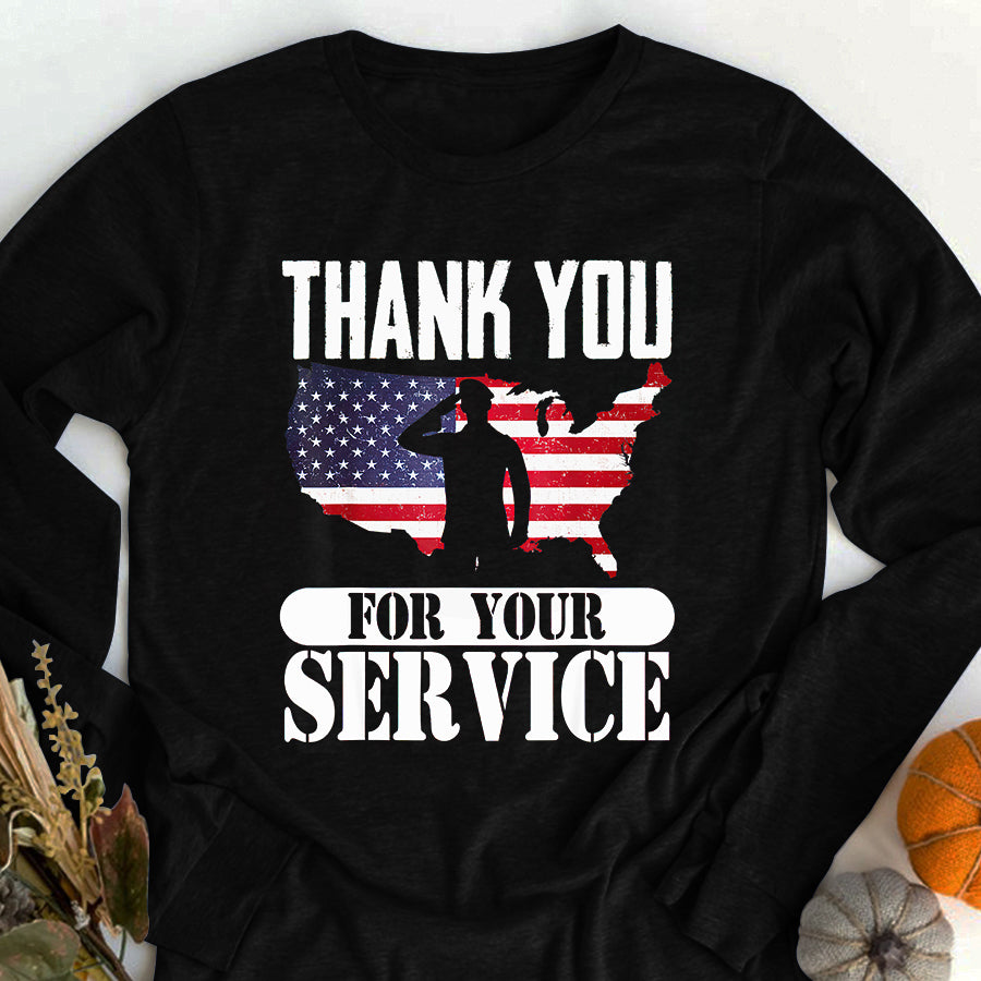 Patriot Day 2022 Shirt 911 Memorial Shirts Thank You For Your Service Patriotic Veterans Day T-Shirt