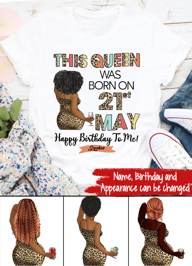 May Birthday Shirt, Custom Birthday Shirt, Queens Born In May, May Birthday Gifts, May Shirts For Woman