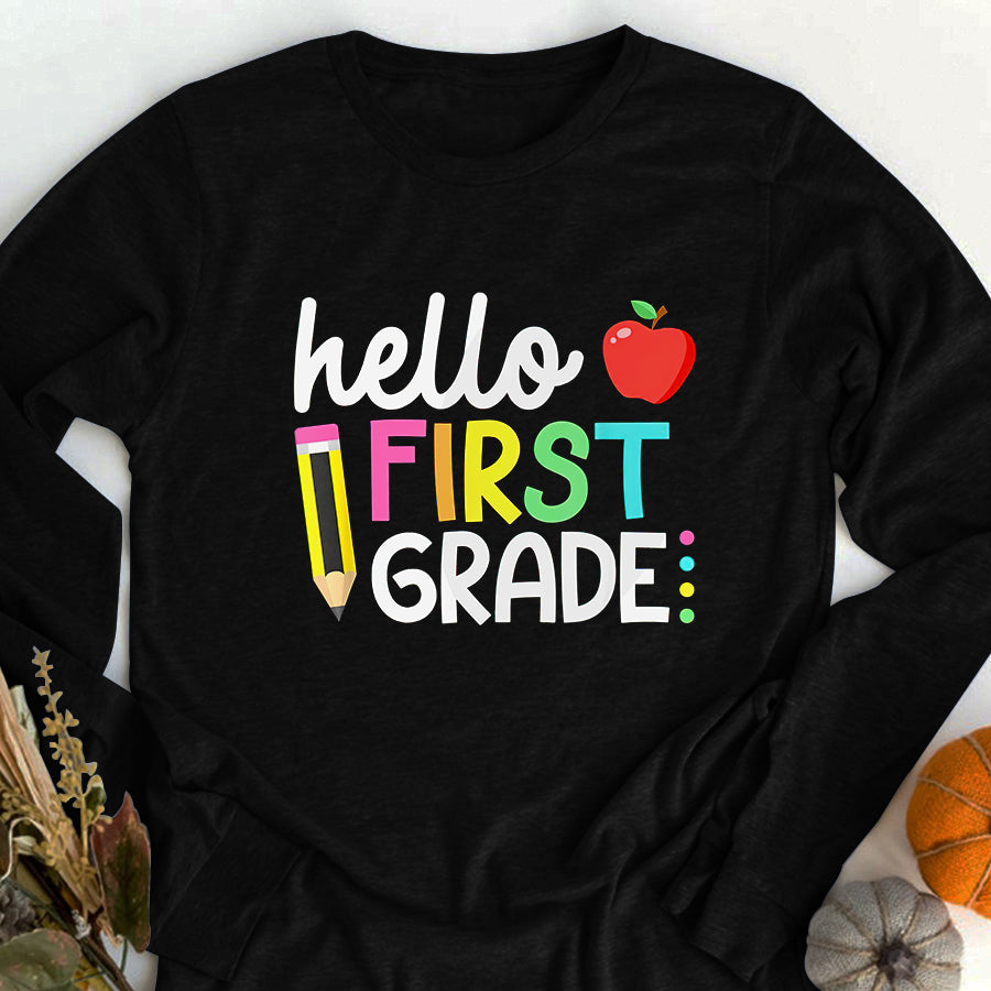 Happy First Day Shirts Happy First Day Let&#39;s Do This Welcome Back To School Teacher T-Shirt