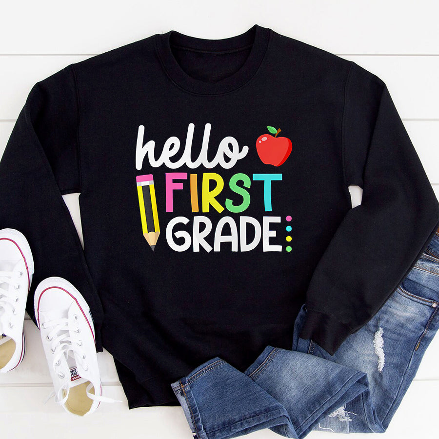 Happy First Day Shirts Happy First Day Let&#39;s Do This Welcome Back To School Teacher T-Shirt