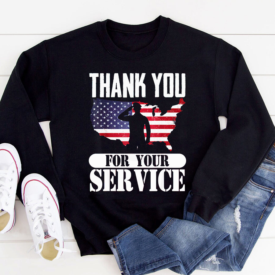 Patriot Day 2022 Shirt 911 Memorial Shirts Thank You For Your Service Patriotic Veterans Day T-Shirt