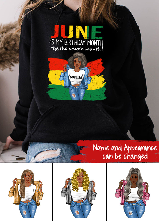 June Birthday Shirt, Custom Birthday Shirt, Queens Born In June, June Birthday Shirts For Woman, June Birthday Gifts