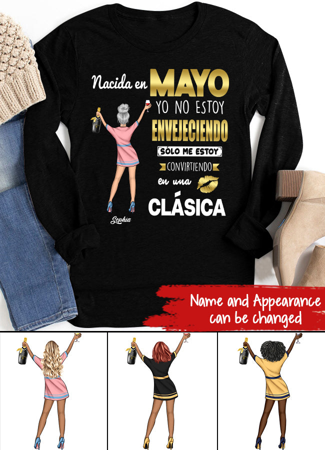 Camisa De Cumpleaños De Mayo, Camisa De Cumpleaños Personalizada, Reinas Nacidas En Mayo, Regalos De Cumpleaños De Mayo, Camisas De Mayo Para Mujeres