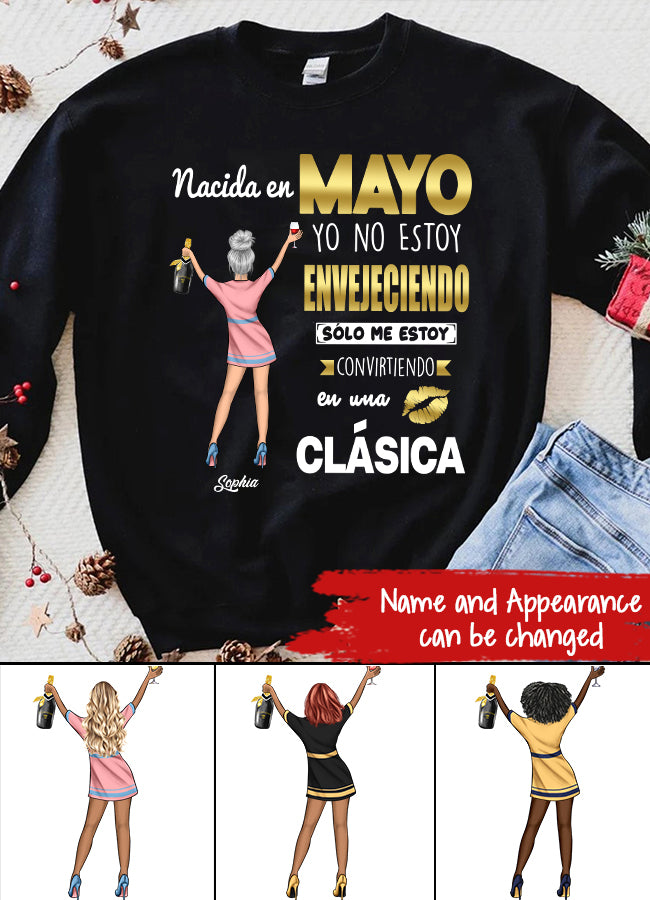 Camisa De Cumpleaños De Mayo, Camisa De Cumpleaños Personalizada, Reinas Nacidas En Mayo, Regalos De Cumpleaños De Mayo, Camisas De Mayo Para Mujeres