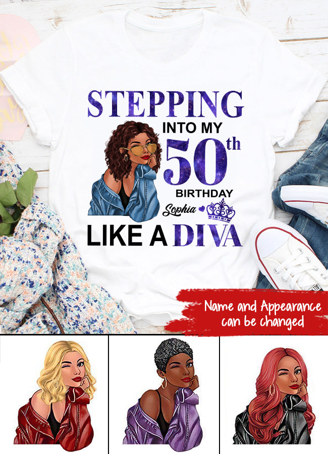 50th Birthday Shirts, Custom Birthday Shirts, Turning 50 Shirt, Gifts For Women Turning 50, 50th Birthday Shirts For Her - HCT