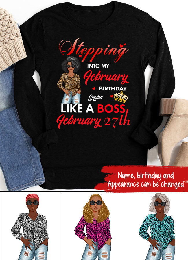 February Birthday Shirt, Custom Birthday Shirt, Queens Born In February, February Birthday Gifts, February shirts for Woman