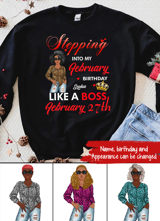 February Birthday Shirt, Custom Birthday Shirt, Queens Born In February, February Birthday Gifts, February shirts for Woman