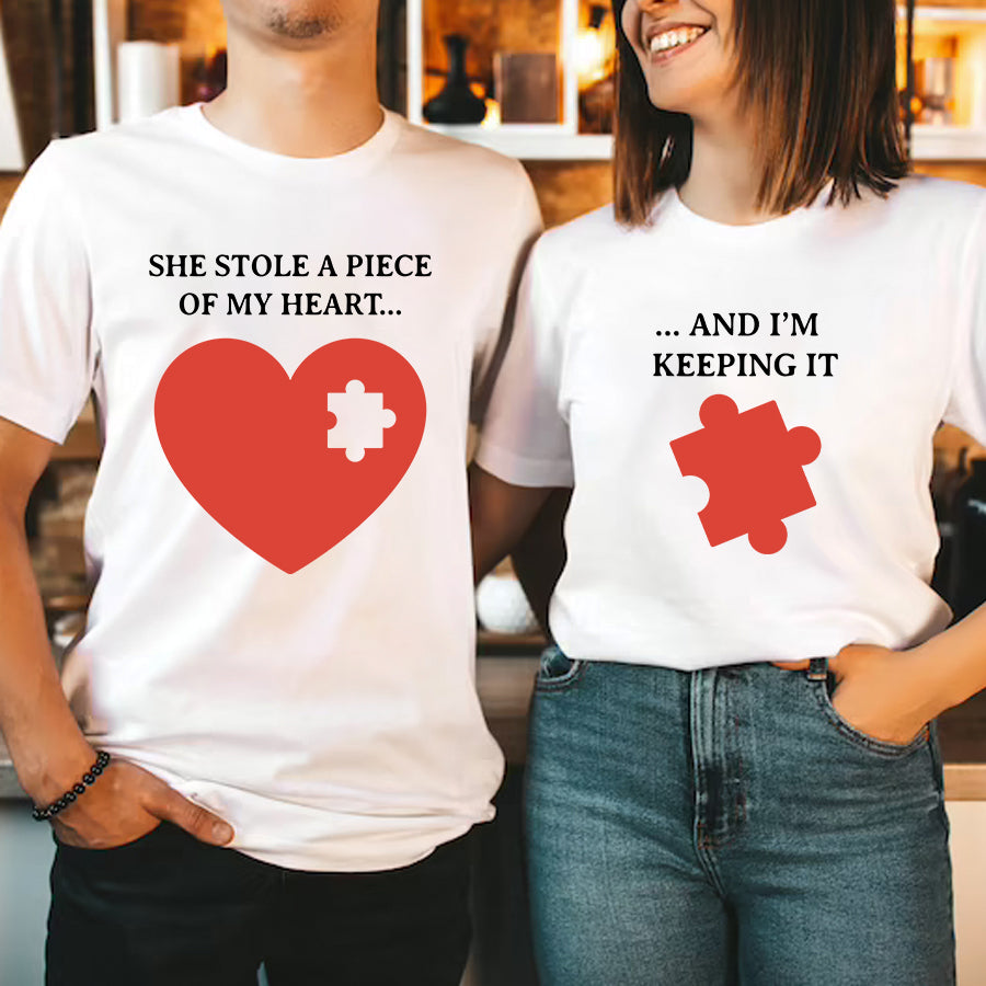 Couples Valentines Day Shirts, Valentine&#39;s Day Matching Shirts, Matching T Shirts For Couples, His And Her Valentine Shirts, Couple Shirt, Husband And Wife Shirt