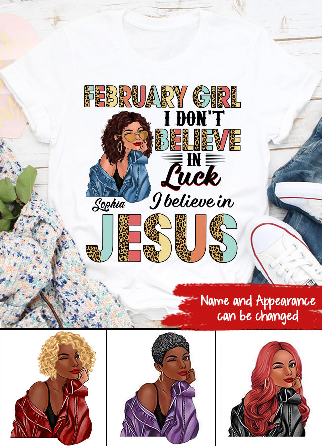 Custom February Birthday Shirt For Woman, Queens Are Born In February Gifts, Melanin Afro Woman Shirt, Black Girl Tee, Afro Queen Gift