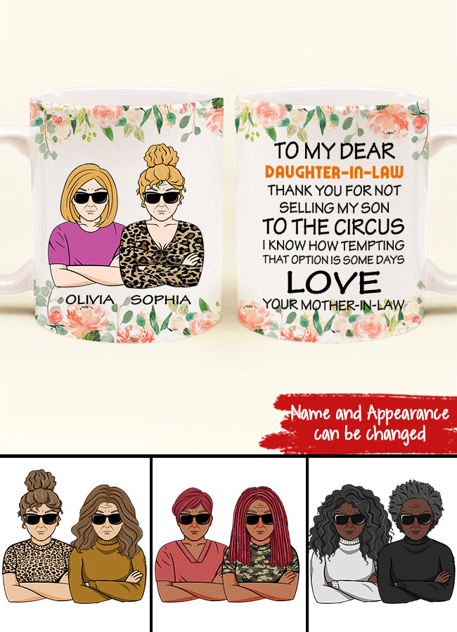 Custom Mothers Day Mug, Daughter In Law Mug, Mother&#39;s Day Gifts For Daughter In Law, Mother&#39;s Day Mug, Mother&#39;s Day Coffee Mug New Daughter In Law Gifts, Mother Day Gift