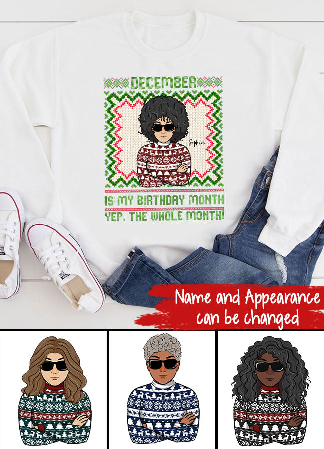 December Birthday Shirt, Custom Birthday Shirt, Queens Are Born In December, December Birthday Shirts For Woman, December Birthday Gifts