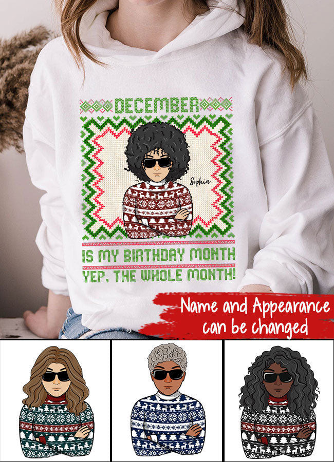 December Birthday Shirt, Custom Birthday Shirt, Queens Are Born In December, December Birthday Shirts For Woman, December Birthday Gifts