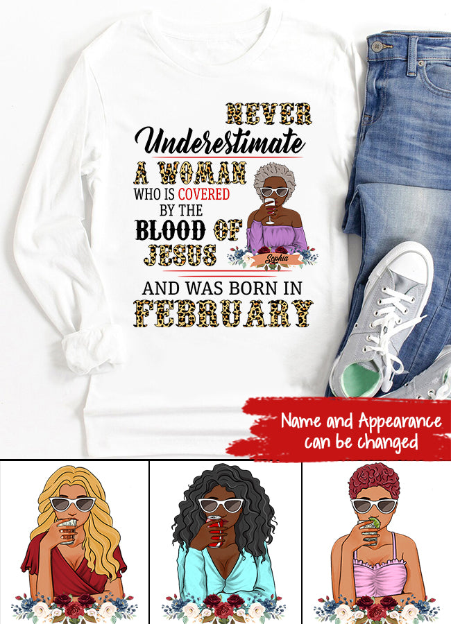 February Birthday Shirt, Custom Birthday Shirt, Queens Born In February, February Birthday Gifts, February shirts for Woman