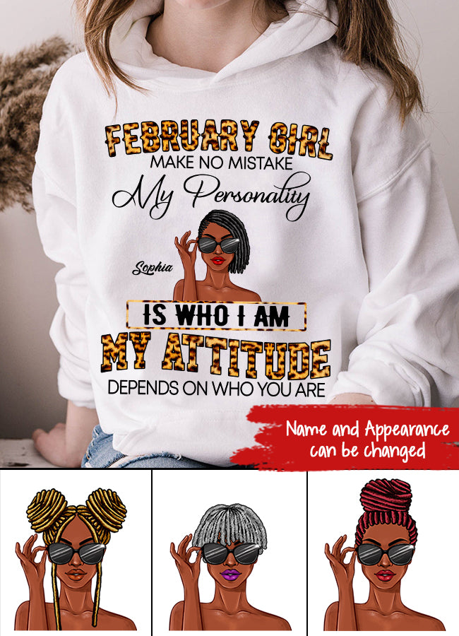 Custom February Birthday Shirt For Woman, Queens Are Born In February Gifts, Melanin Afro Woman Shirt, Black Girl Tee, Afro Queen Gift