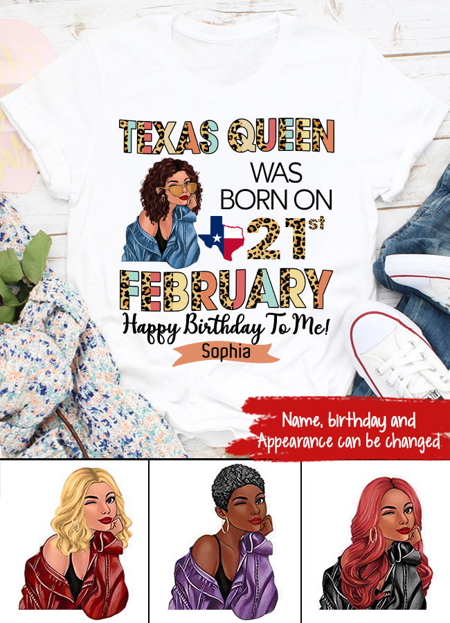 February Birthday Shirt, Custom Birthday Shirt, Queens Born In February, February Birthday Gifts, February shirts for Woman