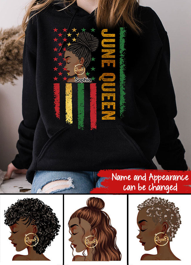 Personalized Shirt - Juneteenth T Shirt, Black Women&#39;s Juneteenth t shirt, Juneteenth shirt ideas, Black History Gift For Black Woman