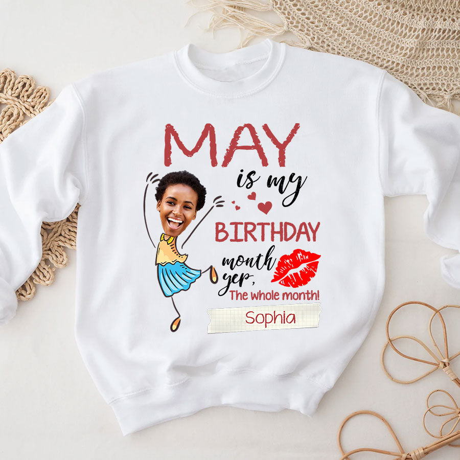 May Birthday Shirt, Custom Birthday Shirt, Queens Born In  May, May Birthday Gifts,  May Birthday Gifts