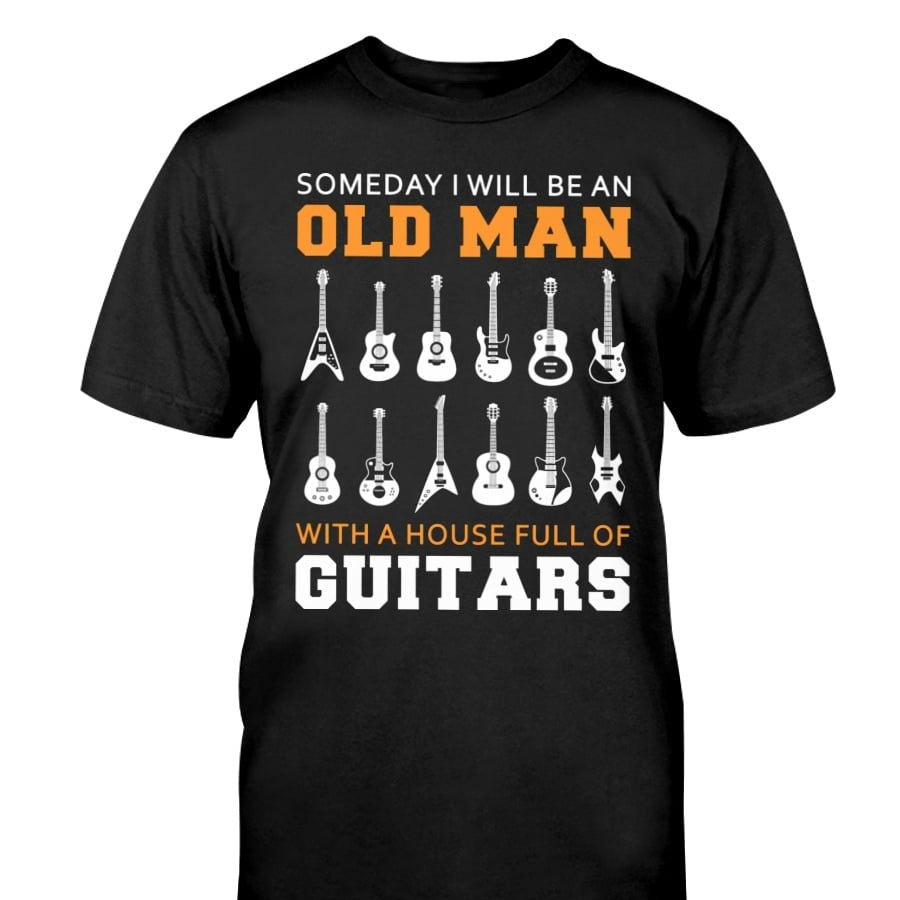 Guitar Shirt, Vintage Guitar T Shirt, Guitar Tee Shirts, Gifts For Guitar Lovers, Guitar Gift, Unique Guitar Gifts