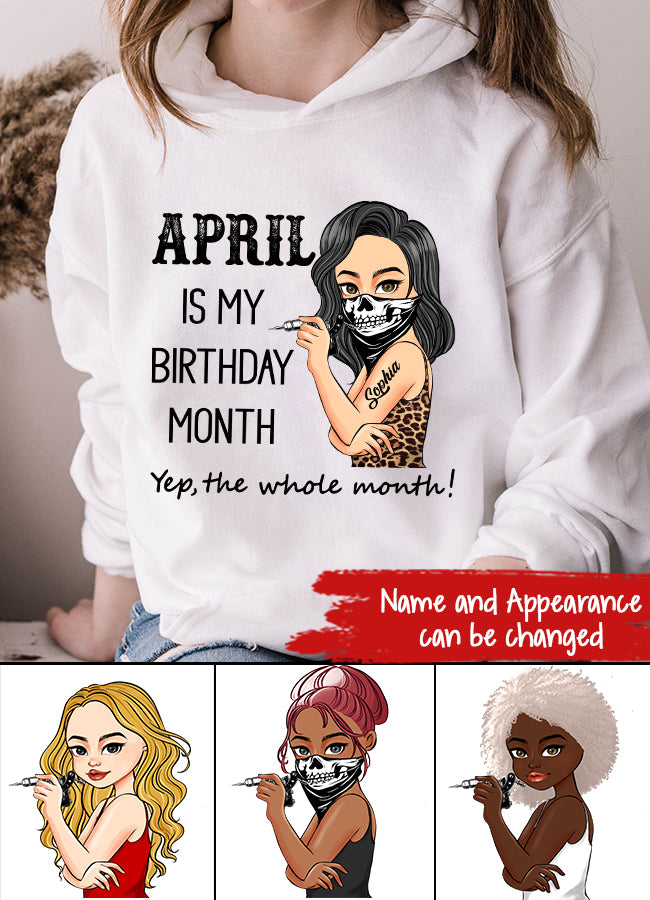 April Birthday Shirt, Custom Birthday Shirt, Queens Born In April, April Birthday Gifts, April shirts for Woman