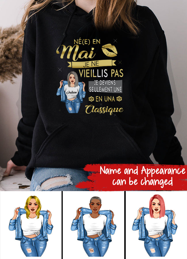 Chemise D&#39;anniversaire De Mai, Chemise D&#39;anniversaire Personnalisée, Reines Nées En Mai, Cadeaux D&#39;anniversaire De Mai, Chemises De Mai Pour Les Femmes