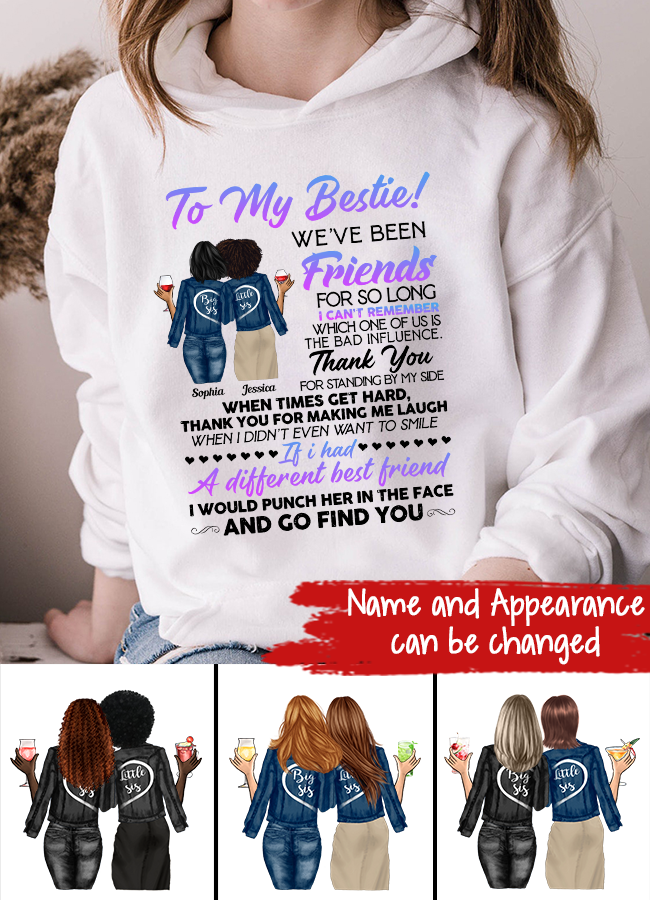 Personalized T Shirt, Sister Shirt, Gifts For Best Friends, Best Friend Shirts, Big Sister Shirt, Friend Shirt, Friends T Shirt Women