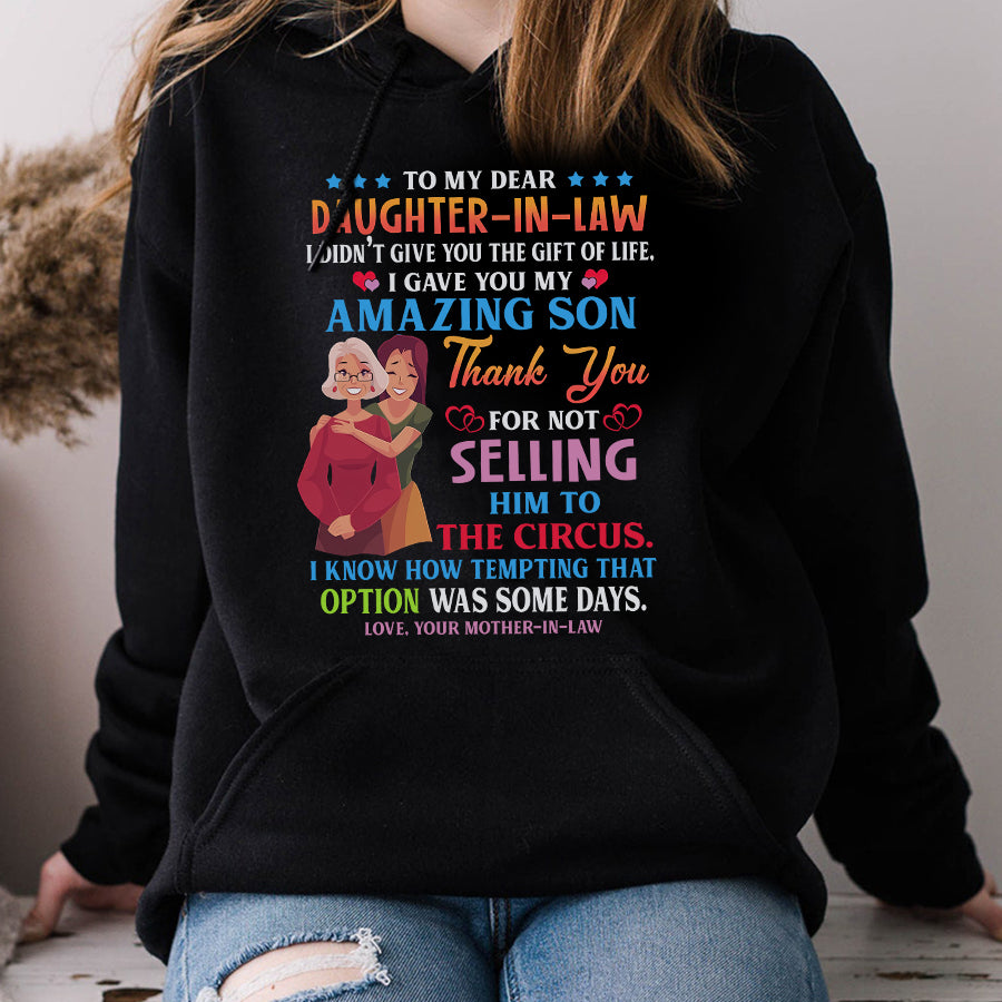 Daughter In Law Shirt, Mother's Day Gifts For Daughter In Law, Mother's Day T Shirt, Mother's Day Shirt Ideas, New Daughter In Law Gifts, Mother Day Gift