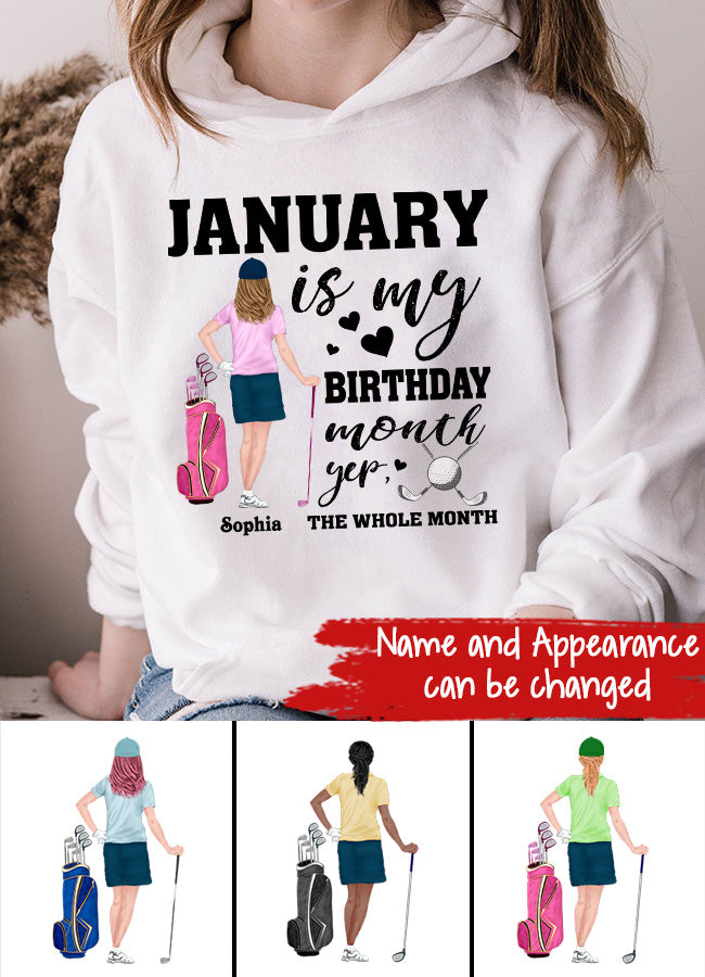 January Birthday Shirt, Custom Birthday Shirt, Queens Are Born In January, January Birthday Shirts For Woman, January Birthday Gifts
