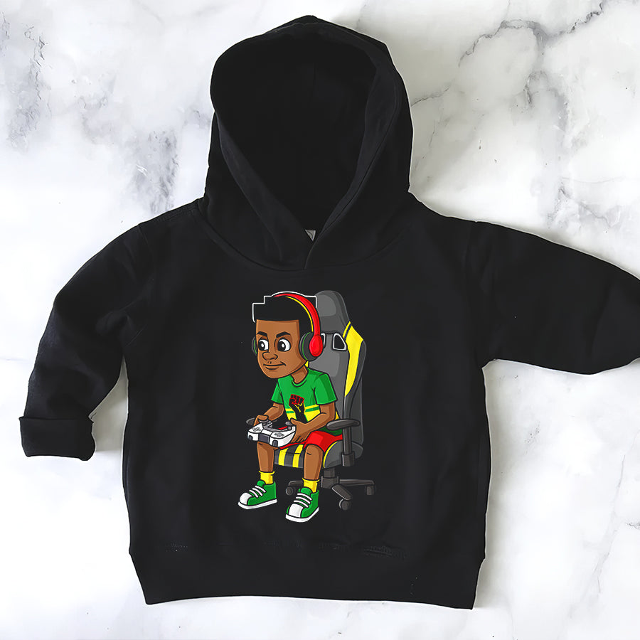 Juneteenth Shirt Juneteenth Gamer Funny Boys Kids Teens Gaming T-Shirt