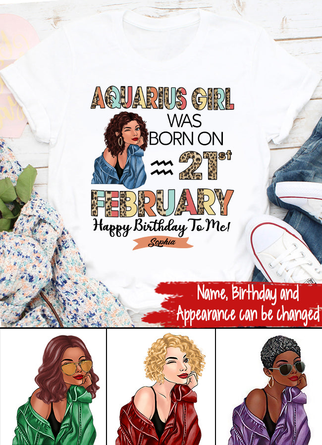 Custom Birthday Shirt, Aquarius t shirt, Aquarius Birthday shirt, Aquarius t shirts for ladies, Aquarius queen t shirt, Aquarius Queen Birthday shirt