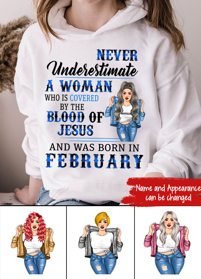 February Birthday Shirt, Custom Birthday Shirt, Queens Born In February, February Birthday Shirts For Woman, February Birthday Gifts