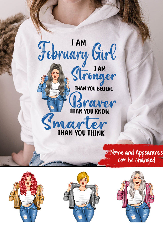 February Birthday Shirt, Custom Birthday Shirt, Queens Born In February, February Birthday Shirts For Woman, February Birthday Gifts
