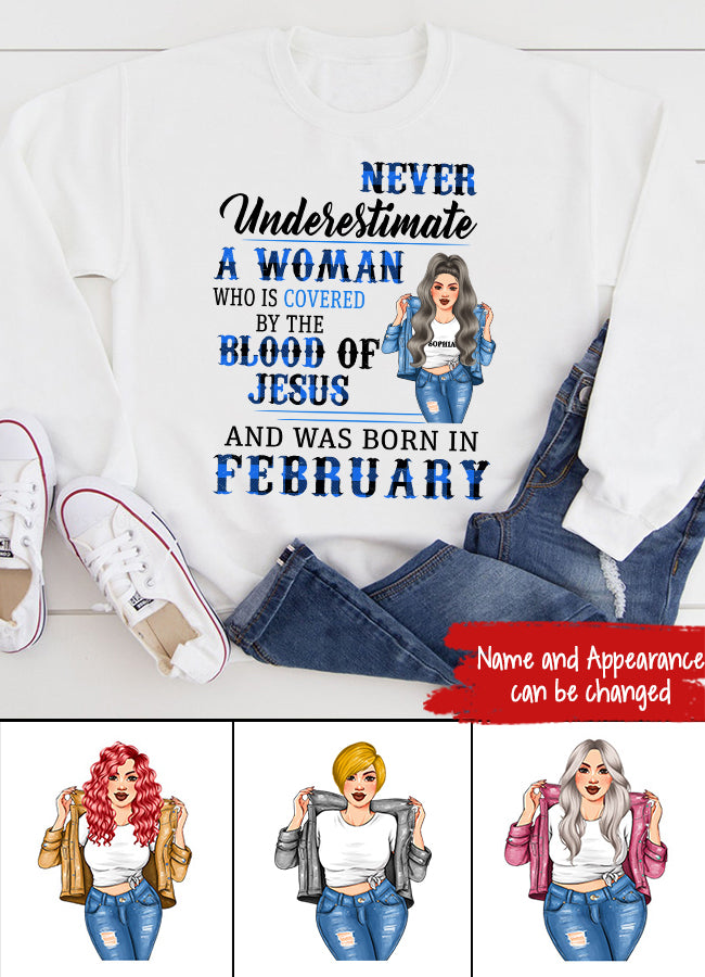February Birthday Shirt, Custom Birthday Shirt, Queens Born In February, February Birthday Shirts For Woman, February Birthday Gifts