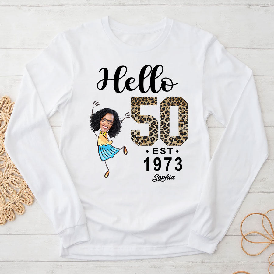 50th birthday shirts for her, Personalised 50th birthday gifts, 1973 t shirt, 50 and fabulous shirt, 50th birthday shirt ideas, gift ideas 50th birthday woman