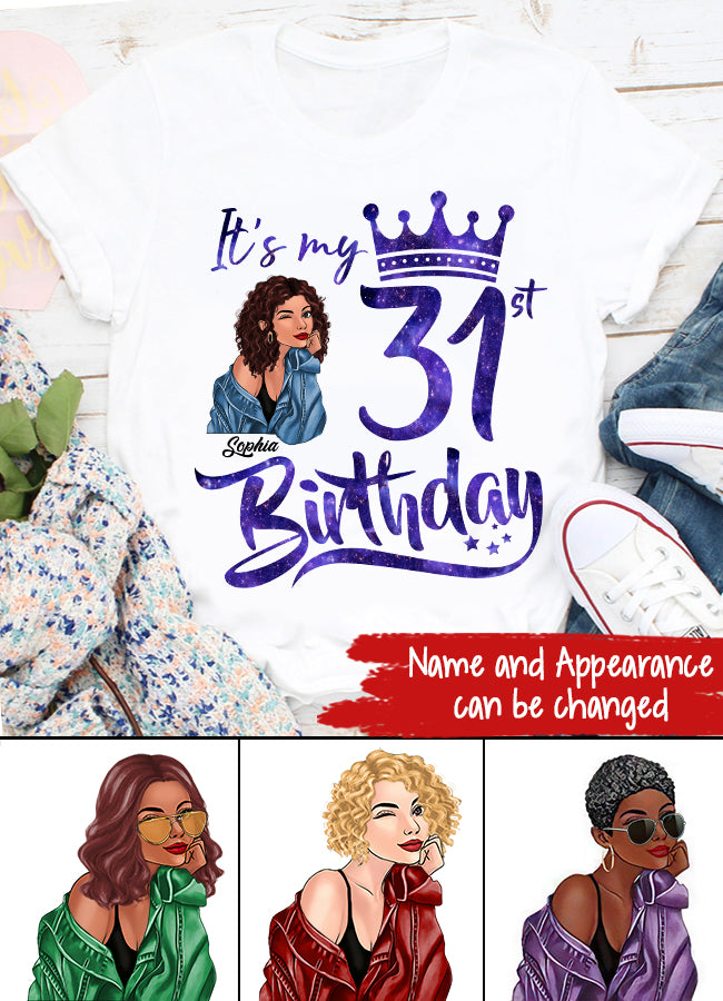 31st Birthday Shirts, Custom Birthday Shirts, Turning 31 Shirt, Gifts For Women Turning 31, 31 And Fabulous Shirt, 1992 Shirt, 31st Birthday Shirts For Her