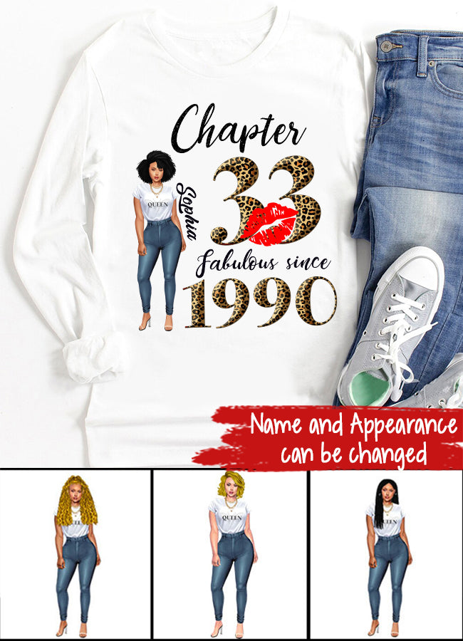 33rd birthday shirts for her, Personalised 33rd birthday gifts, 1990 t shirt, 33 and fabulous shirt, 33rd birthday shirt ideas, gift ideas 33rd birthday woman