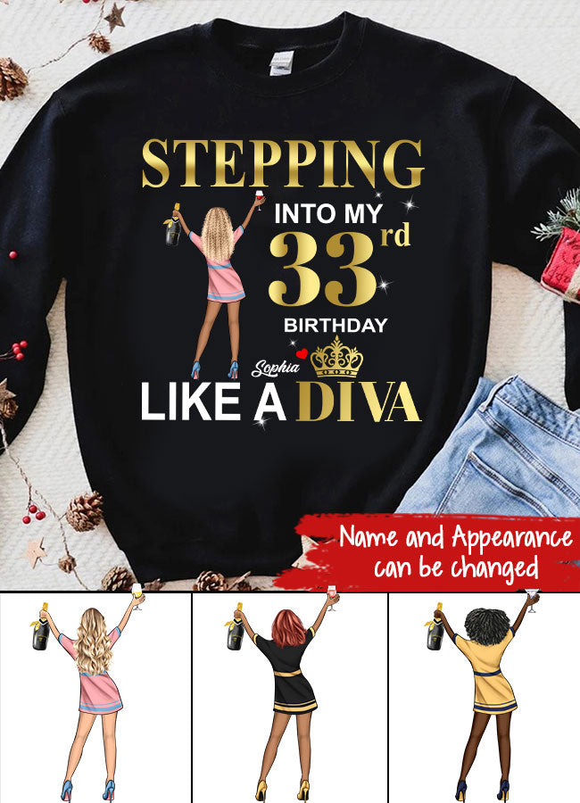 33rd Birthday Shirts, Custom Birthday Shirts, Turning 33 Shirt, Gifts For Women Turning 33, 33 And Fabulous Shirt, 1990 Shirt, 33rd Birthday Shirts For Her