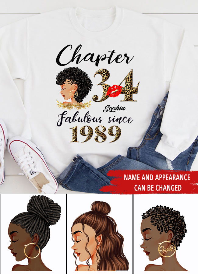 34th birthday shirts for her, Personalised 34th birthday gifts, 1989 t shirt, 34 and fabulous shirt, 34th birthday shirt ideas, gift ideas 34th birthday woman