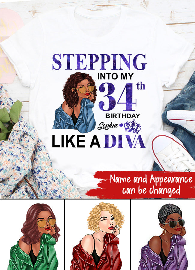 34th Birthday Shirts, Custom Birthday Shirts, Turning 34 Shirt, Gifts For Women Turning 34, 34 And Fabulous Shirt, 1989 Shirt, 34th Birthday Shirts For Her