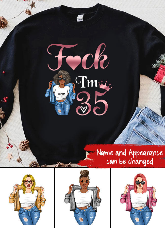 35th Birthday Shirts, Custom Birthday Shirts, Turning 35 Shirt, Gifts For Women Turning 35, 35 And Fabulous Shirt, 1988 Shirt