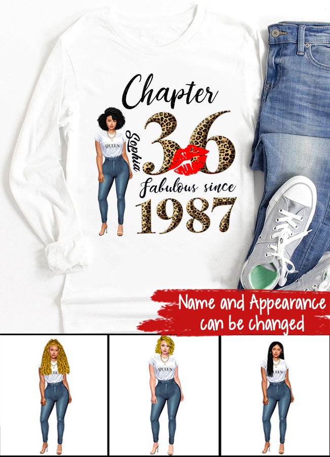 36th birthday shirts for her, Personalised 36th birthday gifts, 1987 t shirt, 36 and fabulous shirt, 36th birthday shirt ideas, gift ideas 36th birthday woman