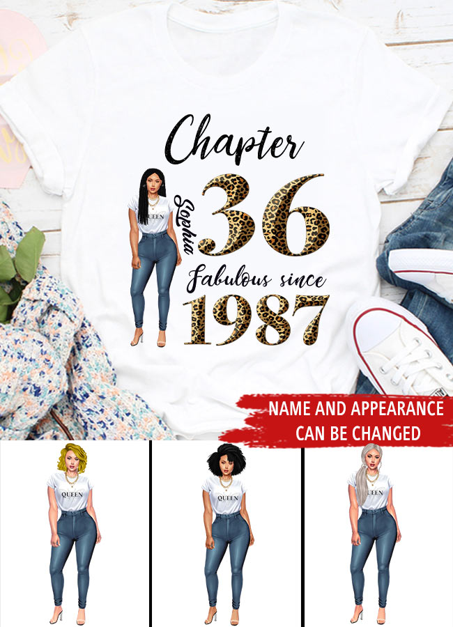 36th birthday shirts for her, Personalised 36th birthday gifts, 1987 t shirt, 36 and fabulous shirt, 36th birthday shirt ideas, gift ideas 36th birthday woman