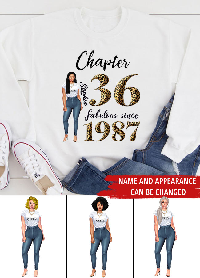36th birthday shirts for her, Personalised 36th birthday gifts, 1987 t shirt, 36 and fabulous shirt, 36th birthday shirt ideas, gift ideas 36th birthday woman