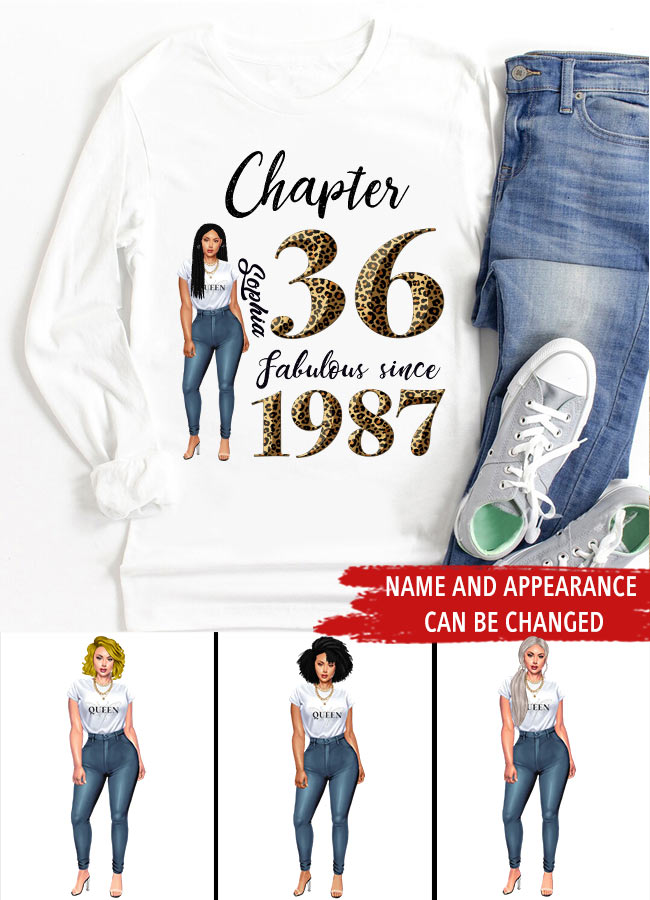 36th birthday shirts for her, Personalised 36th birthday gifts, 1987 t shirt, 36 and fabulous shirt, 36th birthday shirt ideas, gift ideas 36th birthday woman