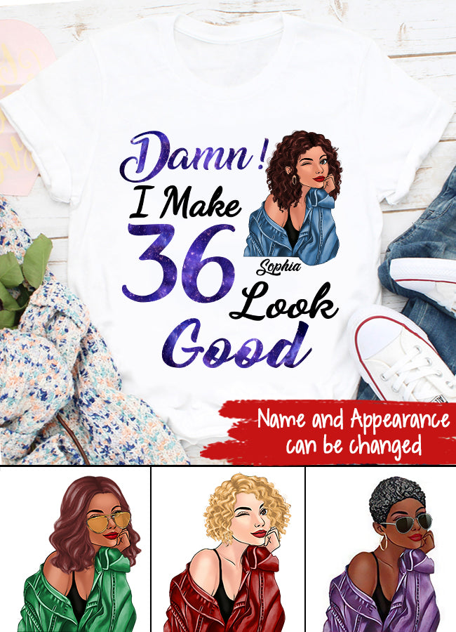 36th Birthday Shirts, Custom Birthday Shirts, Turning 36 Shirt, Gifts For Women Turning 36, 36 And Fabulous Shirt, 1987 Shirt, 36th Birthday Shirts For Her