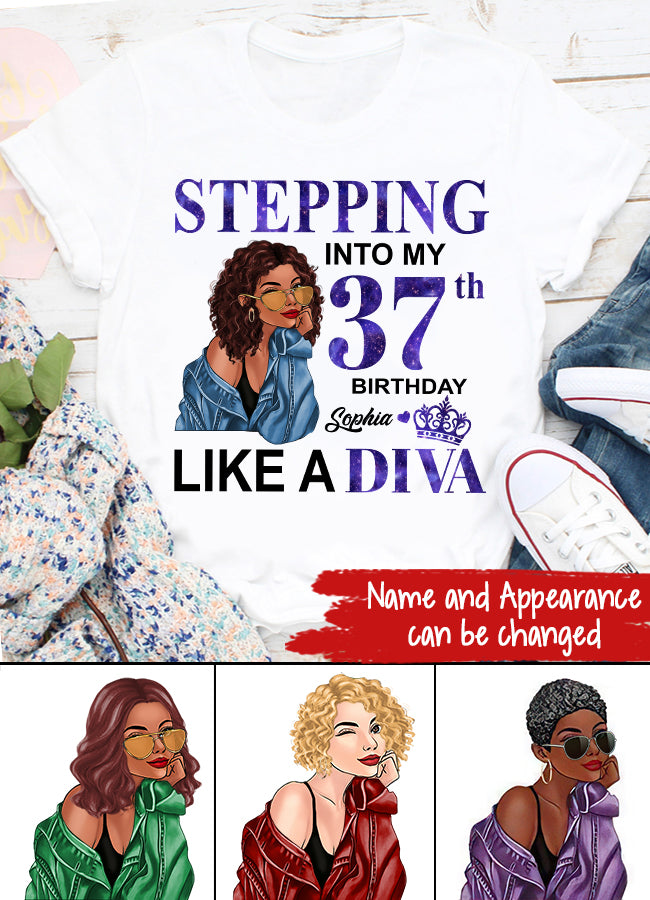 37th Birthday Shirts, Custom Birthday Shirts, Turning 37 Shirt, Gifts For Women Turning 37, 37 And Fabulous Shirt, 1986 Shirt, 37th Birthday Shirts For Her
