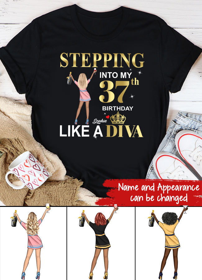 37th Birthday Shirts, Custom Birthday Shirts, Turning 37 Shirt, Gifts For Women Turning 37, 37 And Fabulous Shirt, 1986 Shirt, 37th Birthday Shirts For Her
