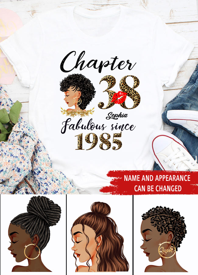 38th birthday shirts for her, Personalised 38th birthday gifts, 1985 t shirt, 38 and fabulous shirt, 38th birthday shirt ideas, gift ideas 38th birthday woman