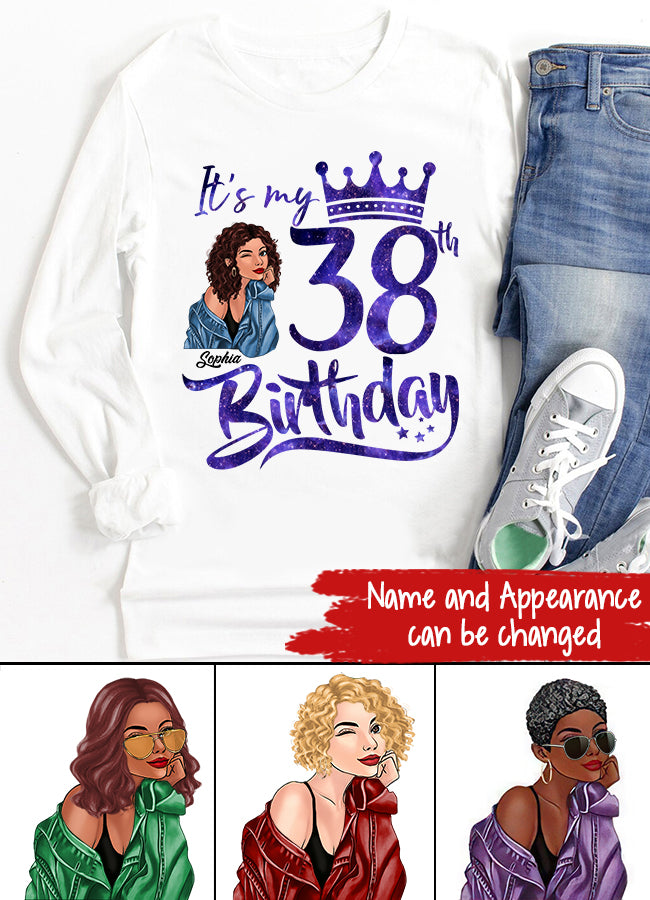 38th Birthday Shirts, Custom Birthday Shirts, Turning 38 Shirt, Gifts For Women Turning 38, 38 And Fabulous Shirt, 1985 Shirt, 38th Birthday Shirts For Her
