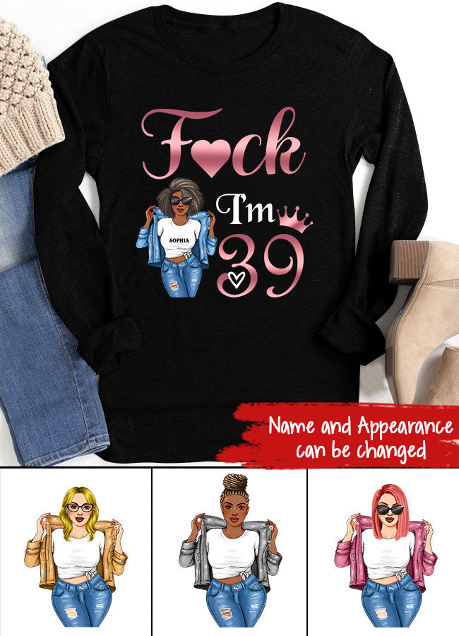 39th Birthday Shirts, Custom Birthday Shirts, Turning 39 Shirt, Gifts For Women Turning 39, 39 And Fabulous Shirt, 1984 Shirt